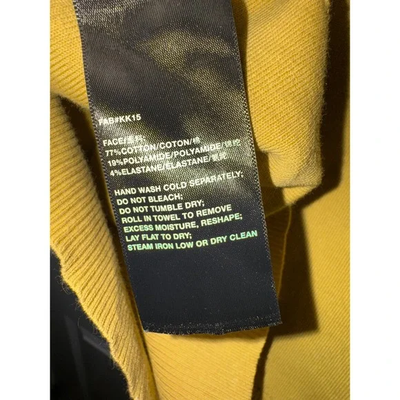 Lafayette 148 New York Chartreuse Sleeveless Quarter Zip Knit Top Small - Picture 5 of 5